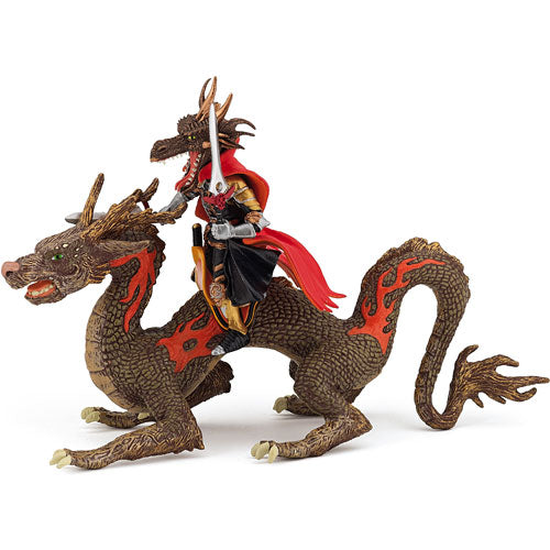 Fire Dragon With Saddle