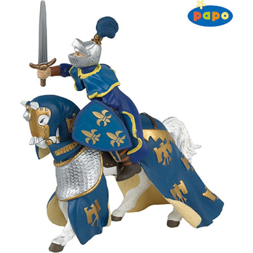 Papo Draped Horse Blue (Knights)