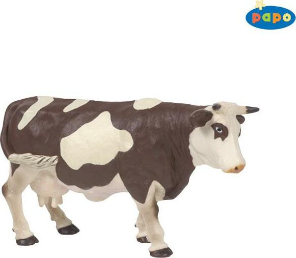Brown & White Standing Cow