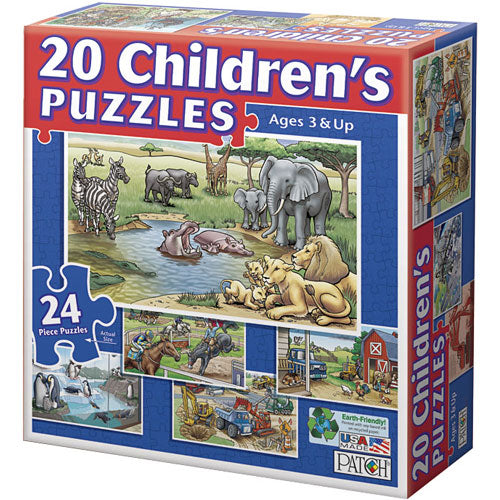 20 children's puzzles