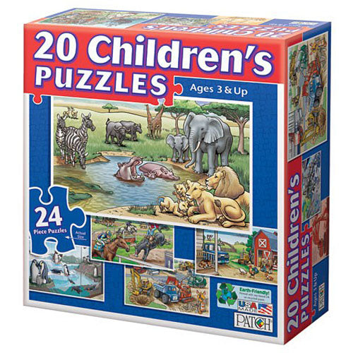 20 children's puzzles