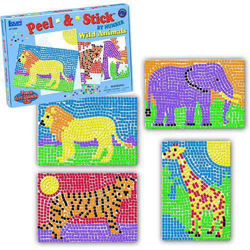 Peel and Stick Wild Animals