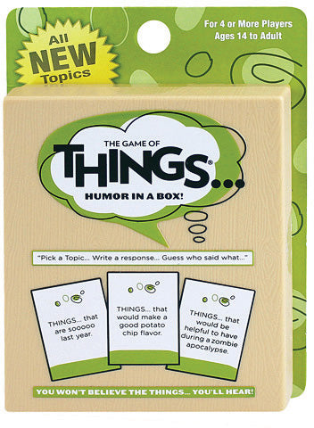 The Game of Things Game Travel/Expansion Pack