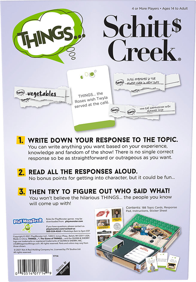 THINGS…® Schitt's Creek Edition