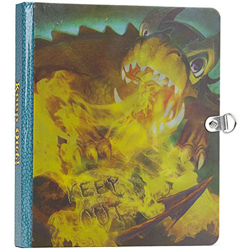 Peaceable Kingdom Keep Out! Dragon Picture-Changing Cover Lock and Key Diary
