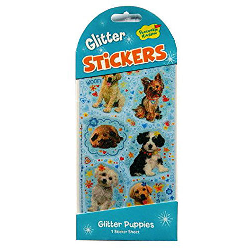 Sparkly Glitter Stickers - Glitter Sparkly Puppies