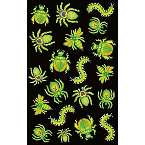 Peaceable Kingdom Glow in the Dark Bug and Spider Sticker Pack