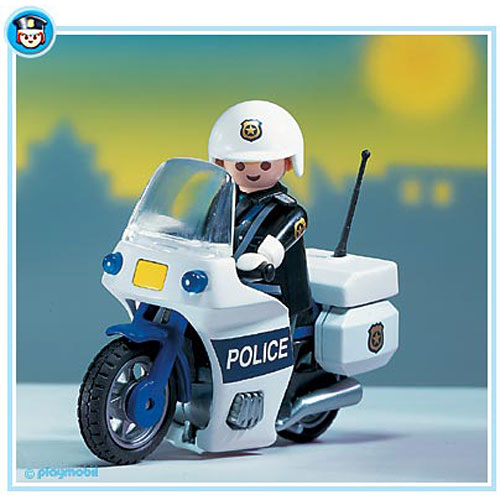 Playmobil 3986 Police Officer with Motorcycle