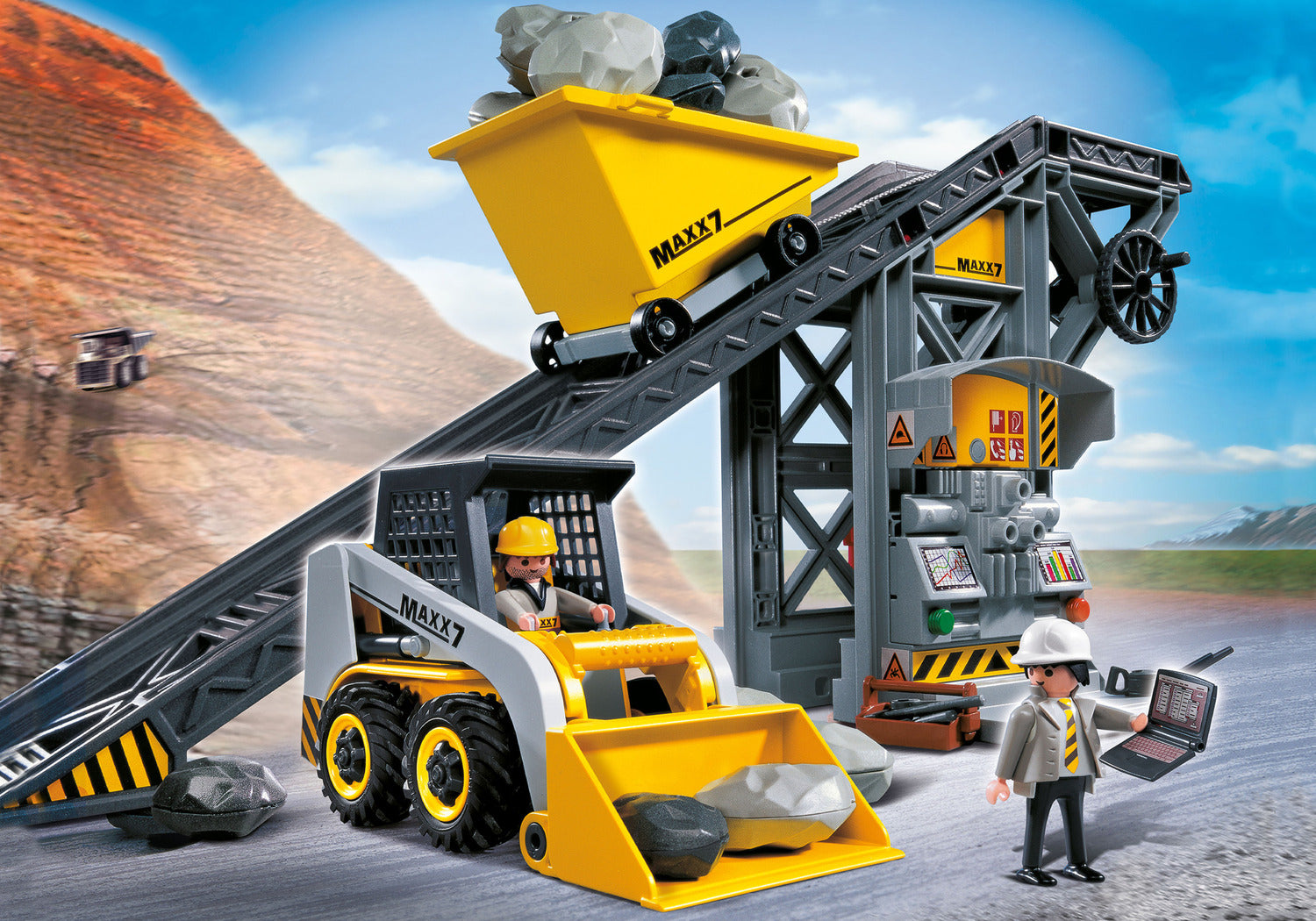 Playmobil 4041 Conveyor Belt with Mini Excavator