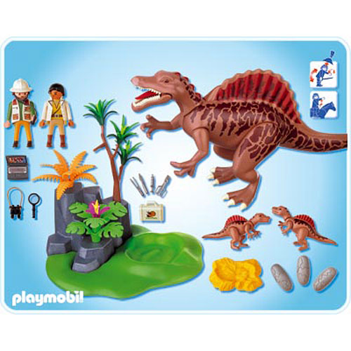 Playmobil 4174 Spinosaurus with Dino Nest