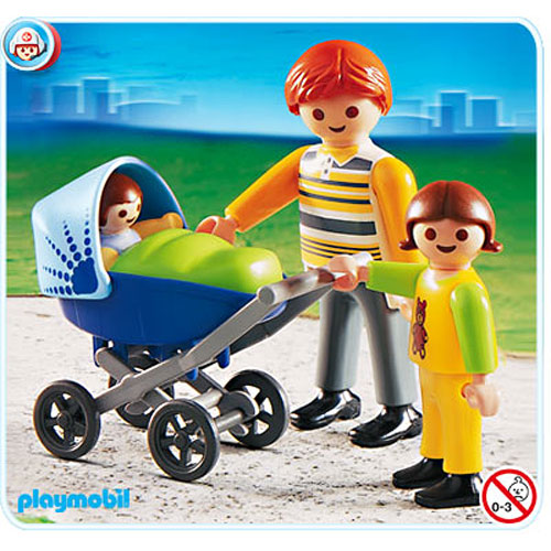 Playmobil Dad w/ Stroller