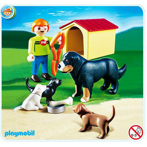 Playmobil 4498 Dog Trainer with Dogs