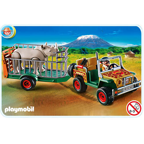 Playmobil 4832 Ranger's Vehicle with Rhino - Catalog