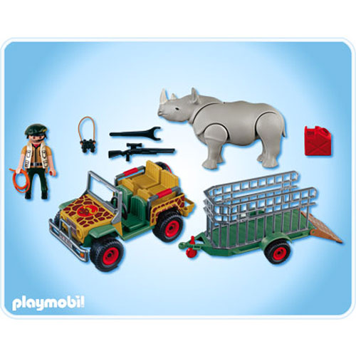Playmobil 4832 Ranger's Vehicle with Rhino - Catalog
