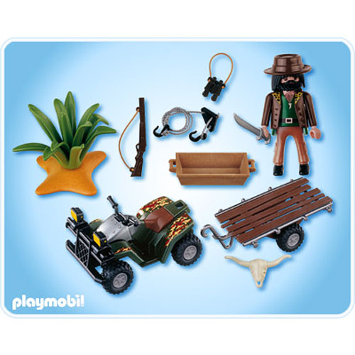 Playmobil 4834 - Ranger with Quad and Trailer