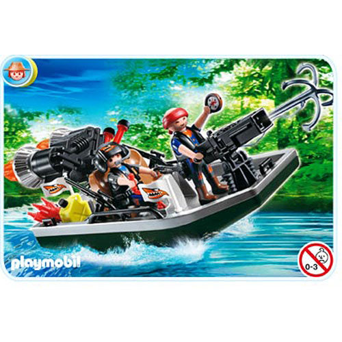 Playmobil 4845 Treasuer Robbers Boat w/Cannon
