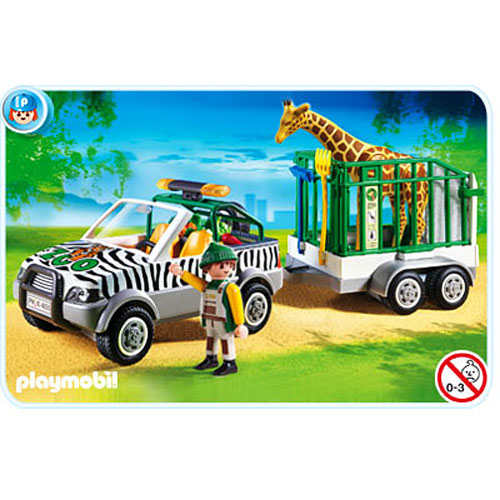 Playmobil 4855 - Zoo Vehicle with Trailer