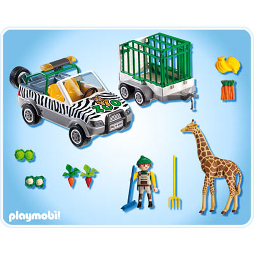 Playmobil 4855 - Zoo Vehicle with Trailer