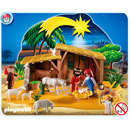 Playmobil clearance Nativity Manger with Stable