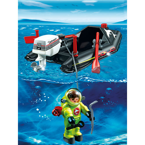 Playmobil 4910 - Dinghy w/ Diver