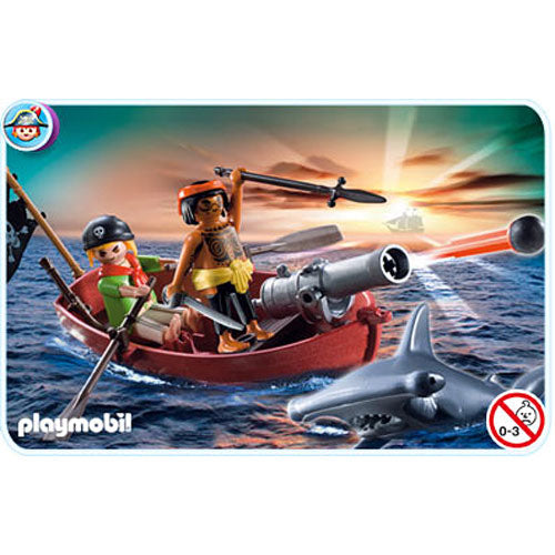 Playmobil 5137 - Pirates Rowboat with Shark