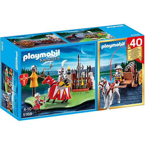 Playmobil Anniversary Compact Set Knight's Tournament + Cannon Wagon