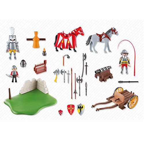 Playmobil Anniversary Compact Set Knight's Tournament + Cannon Wagon