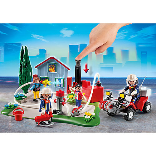 Playmobil Anniversary Compact Set Fire Brigade Operation  Quad