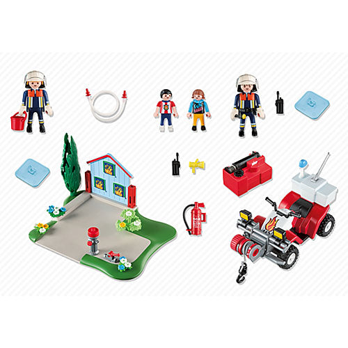 Playmobil Anniversary Compact Set Fire Brigade Operation  Quad
