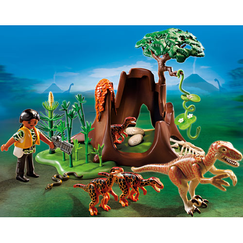 Playmobil 5233 - Deinonychus and Velociraptors