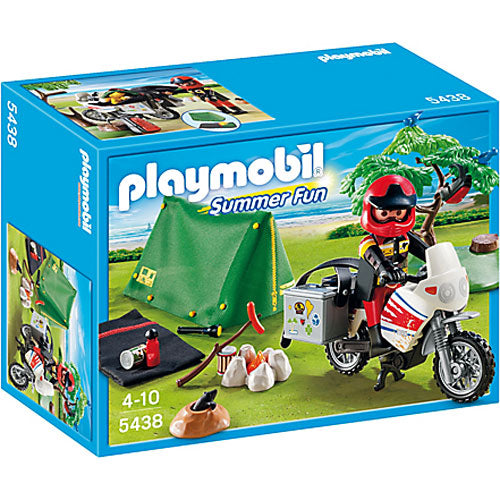 Playmobil Biker At Camp Site