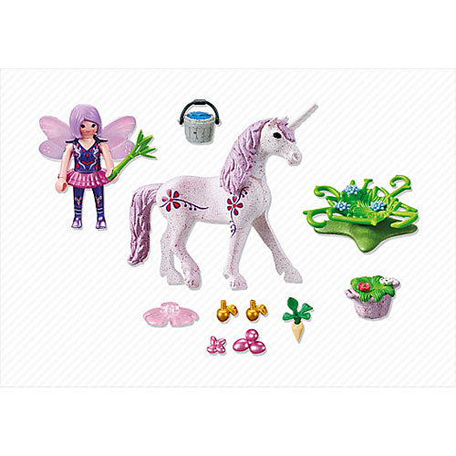 Playmobil Food Fairy With Unicorn 'morning Dew'