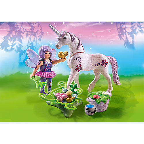 Playmobil Food Fairy With Unicorn 'morning Dew'