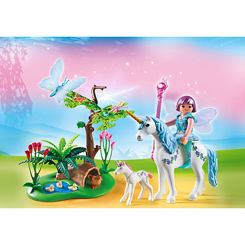 Playmobil Fairy Aquarella In the Unicorn Meadow