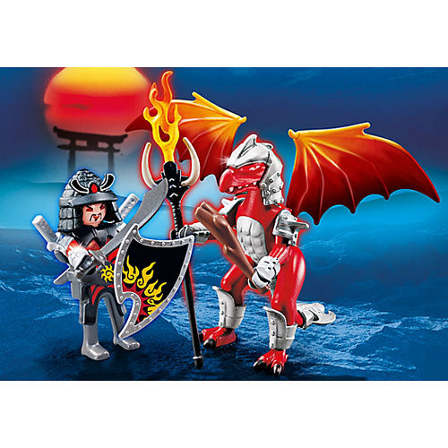 Playmobil Fire Dragon With Warrior