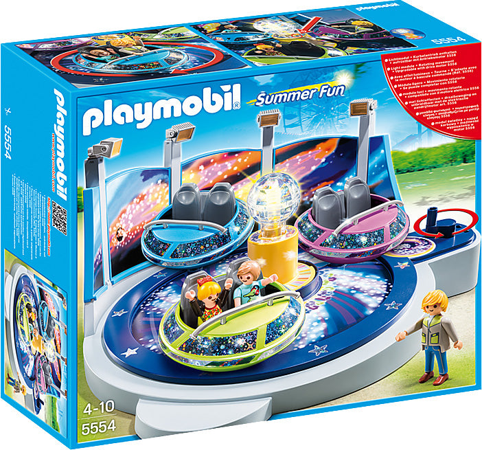 Playmobil - Spinning Spaceship Ride with Lights Summer Fun