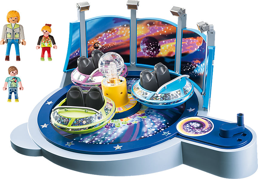 Playmobil - Spinning Spaceship Ride with Lights Summer Fun