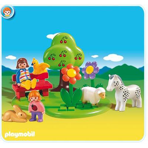 Playmobil 6757 A Day in the Park with a Horse and Giant Flowers
