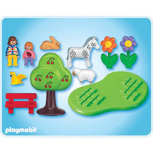 Playmobil 6757 A Day in the Park with a Horse and Giant Flowers