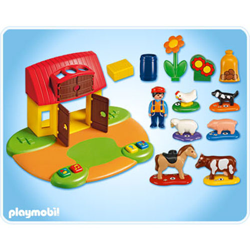 Playmobil 6766 - 1.2.3 Interactive Play and Learn Farm