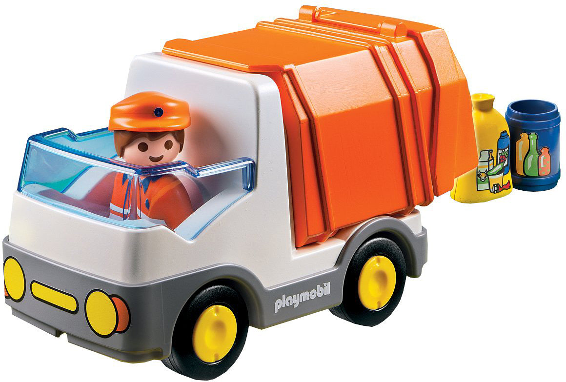 Playmobil 1.2.3 Recycling Truck
