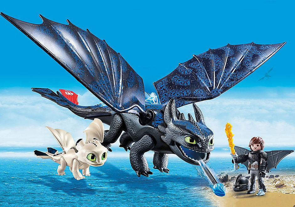 Hiccup and Toothless Playset