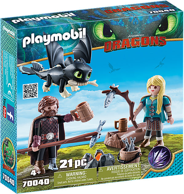 Hiccup and Astrid Playset