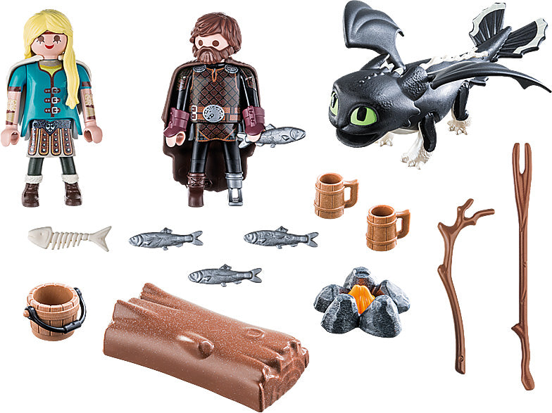 Hiccup and Astrid Playset