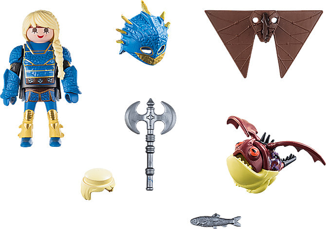 Astrid with flight suit and Hobgobbler