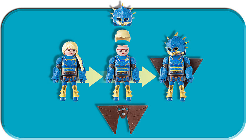 Astrid with flight suit and Hobgobbler