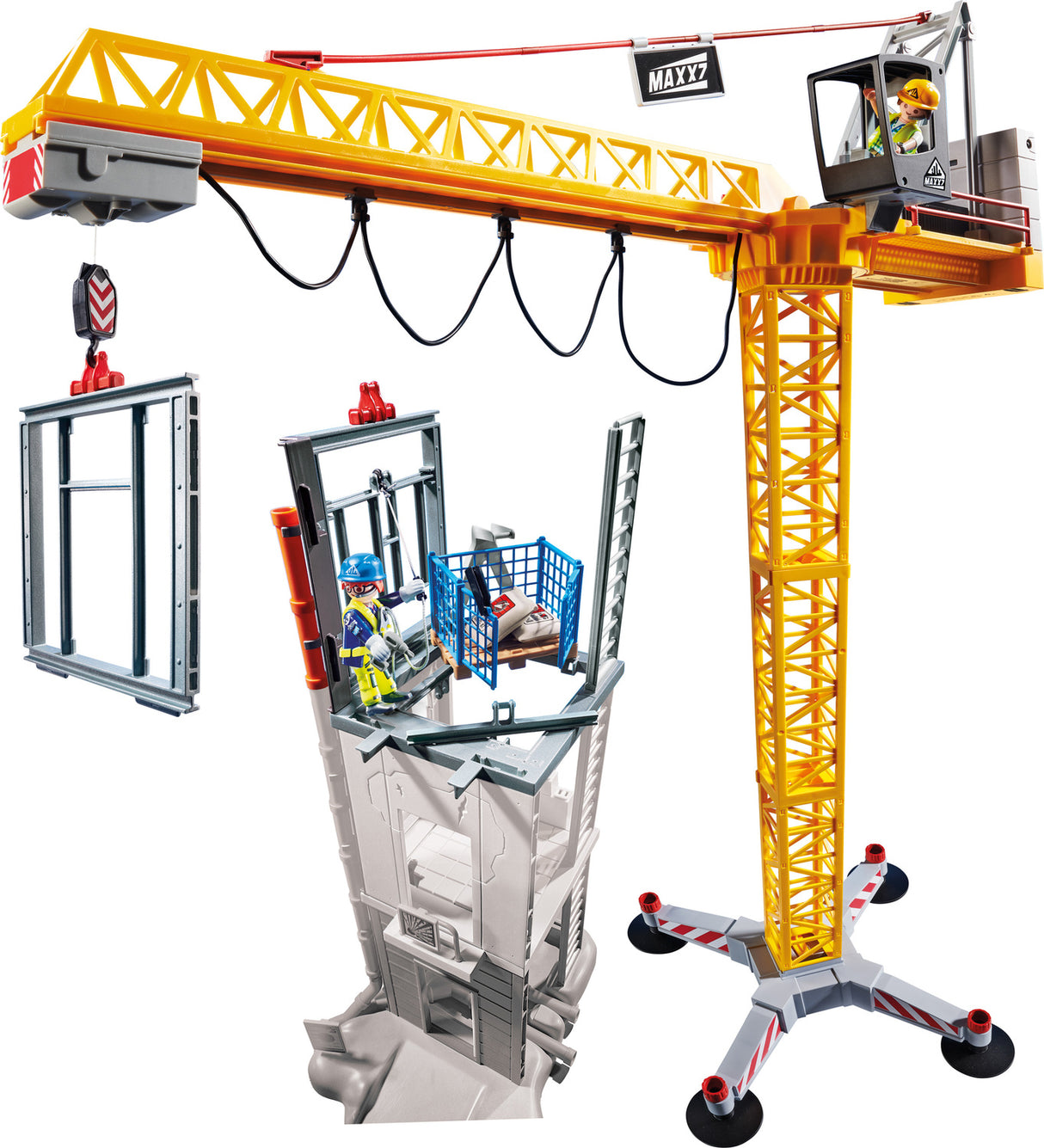 Rc Crane With Building Section