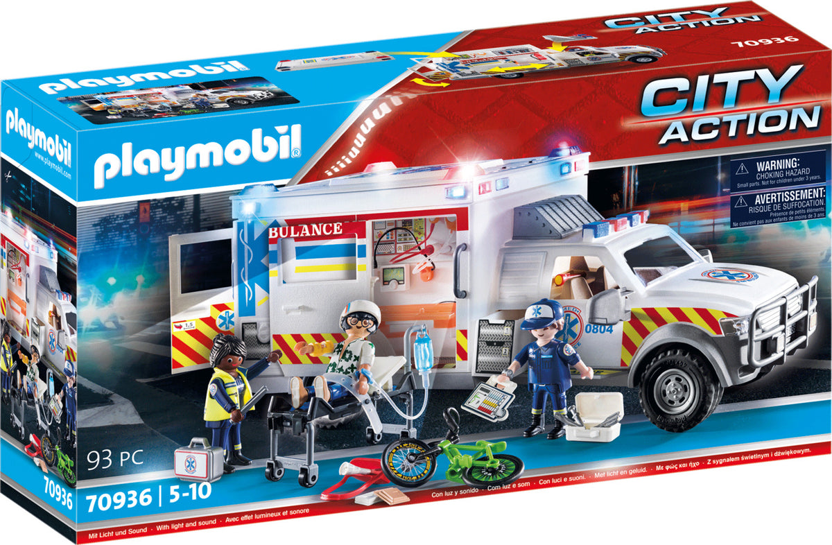 Playmobil City Ambulance with Lights and Sound – Givens Books