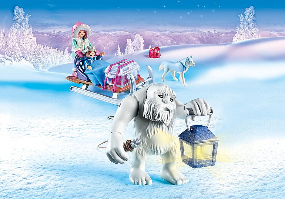 Yeti with Sleigh
