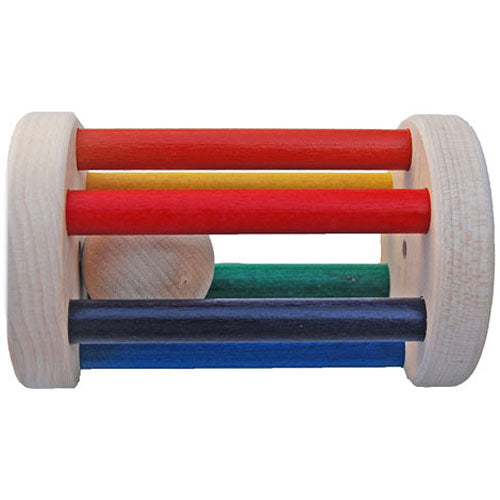 Wooden Rainbow Rattle